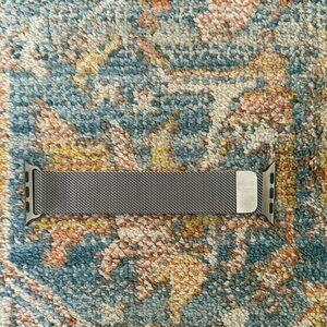 Silver metal Apple Watch Band